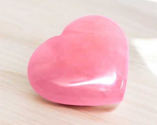 Rose Quartz { Heart shape Big Size } - Image 8