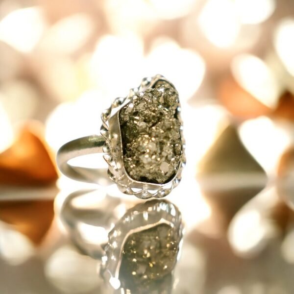 Pyrite Ring - Adjustable - Image 5