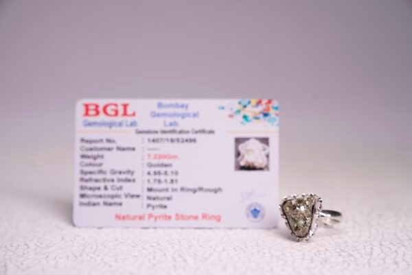 Pyrite Ring - Adjustable - Image 4