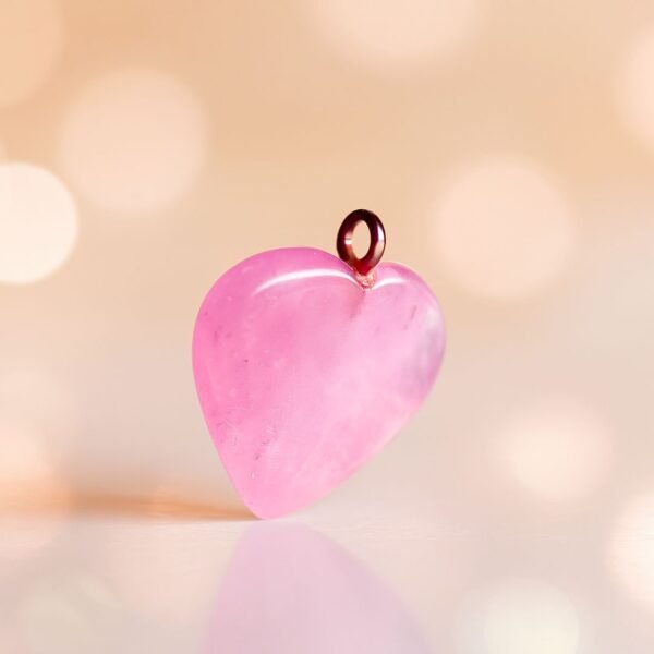 Rose Quartz Pendant (without chain)