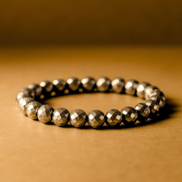 Pyrite Diamond Cut Bracelet