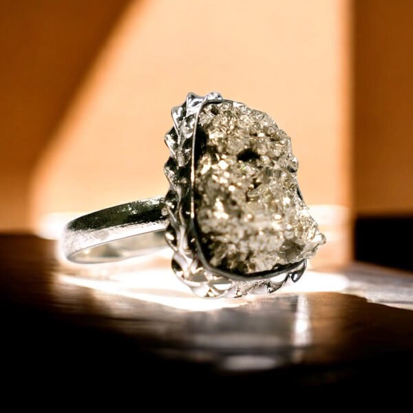 Pyrite Ring - Adjustable