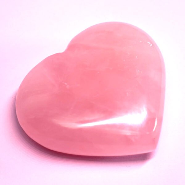 Rose Quartz { Heart shape Big Size }