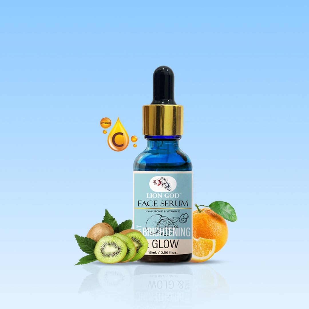 Face Serum ( Vitamin C and Hyaluronic ) (Toxin-free, For all-skin-types, SLS and Paraben free, We ensures 100% safe )