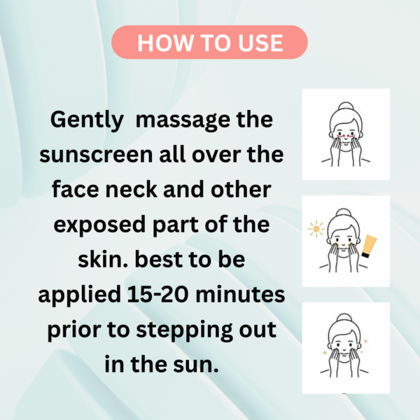 Sunscreen (Toxin-free, For all-skin-types, SLS and Paraben free, We ensures 100% safe ) - Image 3