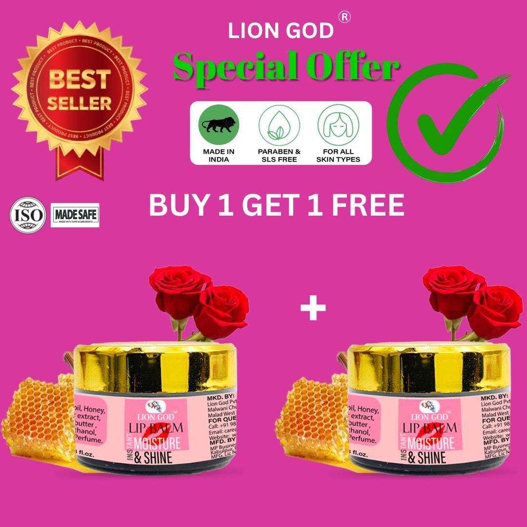 Lip Balm ( Toxin-free, For all-skin-types, SLS and Paraben free, We ensures 100% safe )