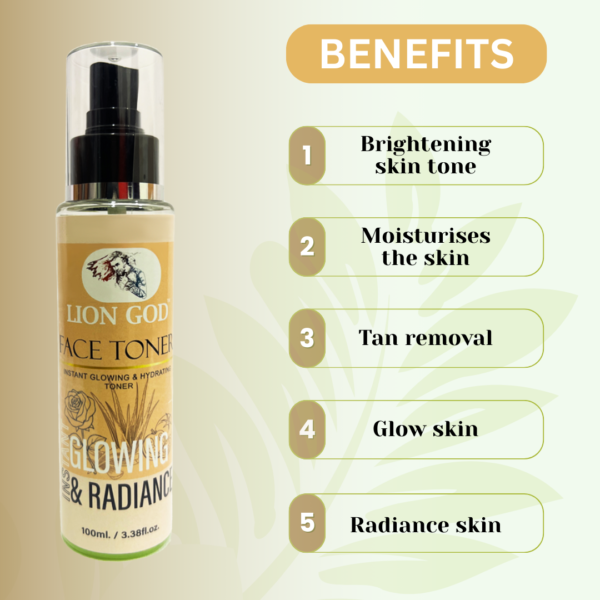 Face Toner (Toxin-free, For all-skin-types, SLS and Paraben free, We ensures 100% safe ) - Image 2