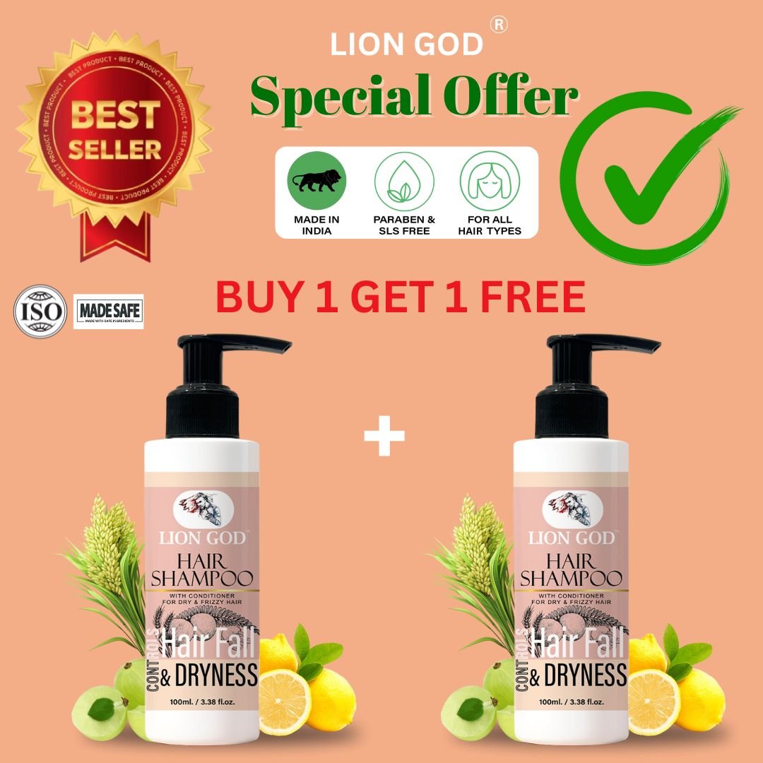 Hair Shampoo ( Toxin-free, For all-hair-types, SLS and Paraben free, We ensures 100% safe )