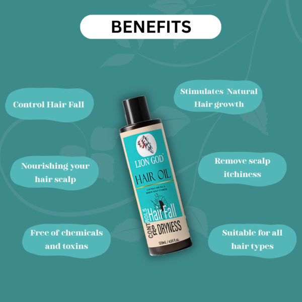 Hair Oil (Toxin-free, For all-hair-types, SLS and Paraben free, We ensures 100% safe ) - Image 2