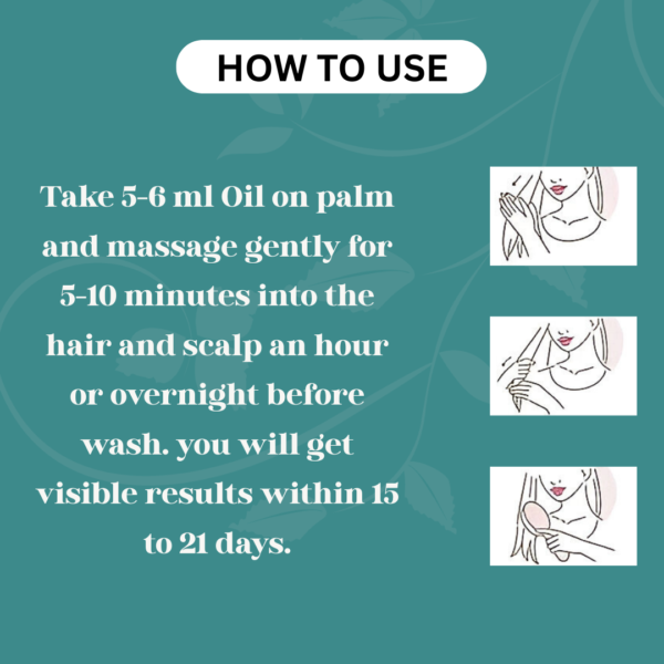 Hair Oil (Toxin-free, For all-hair-types, SLS and Paraben free, We ensures 100% safe ) - Image 3