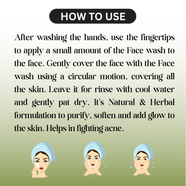 Face Wash ( Rice water & Vitamin C ) (Toxin-free, For all-skin-types, SLS and Paraben free, We ensures 100% safe ) - Image 3