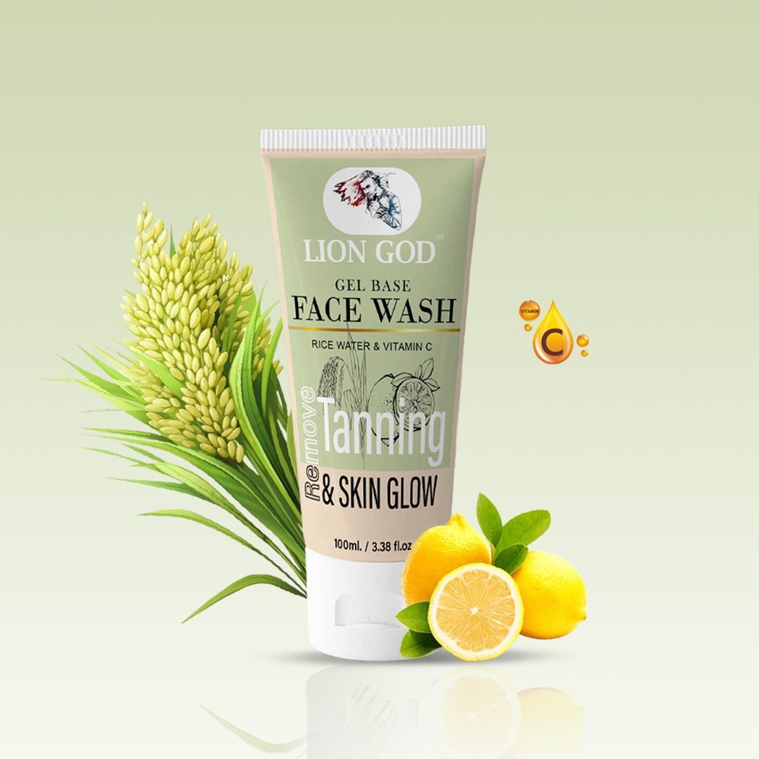 Face Wash ( Rice water & Vitamin C ) (Toxin-free, For all-skin-types, SLS and Paraben free, We ensures 100% safe )
