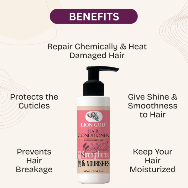 Hair Conditioner (Toxin-free, For all-hair-types, SLS and Paraben free, We ensures 100% safe ) - Image 2