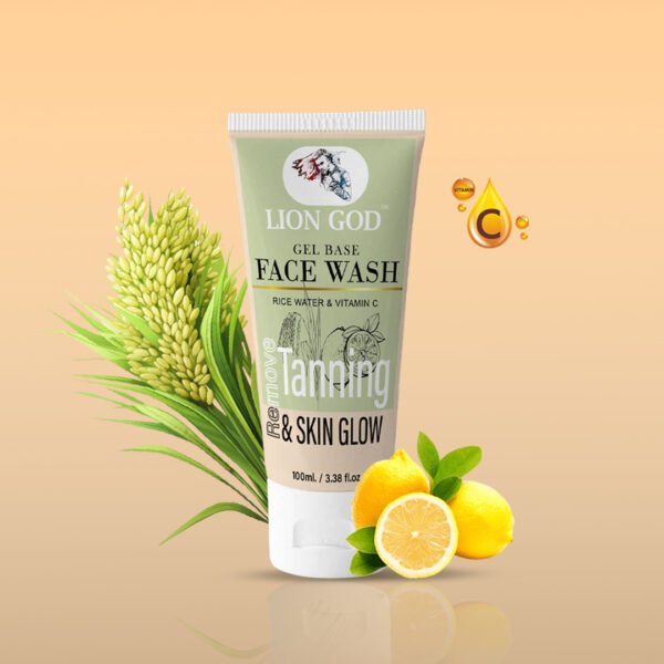Face Wash ( Rice water & Vitamin C ) (Toxin-free, For all-skin-types, SLS and Paraben free, We ensures 100% safe )