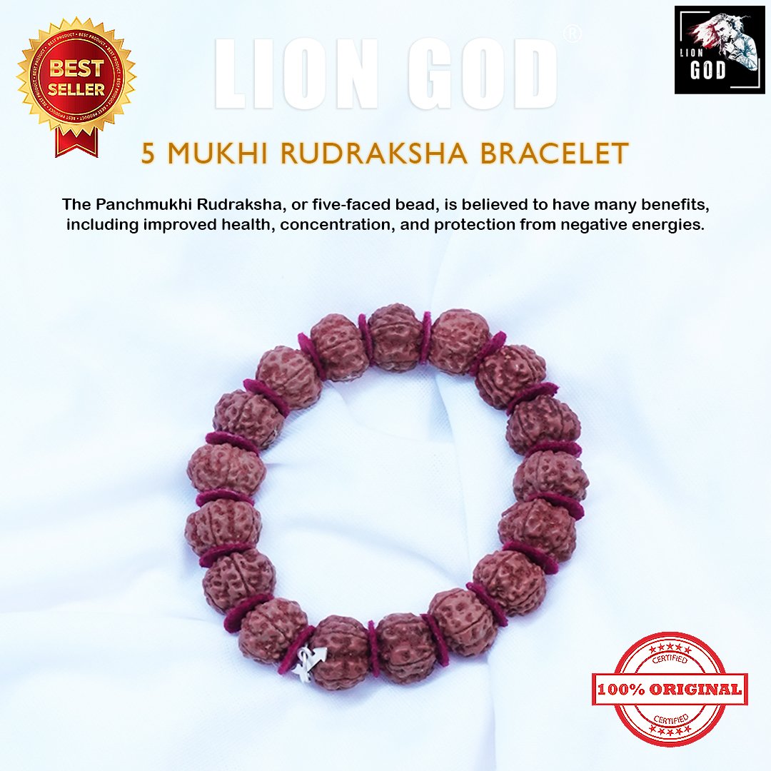 5 Mukhi Rudraksha Bracelet (Original From java Indonesia )