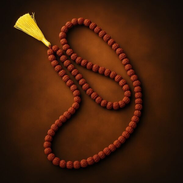 5 Mukhi Rudraksha Mala (7.5mm)