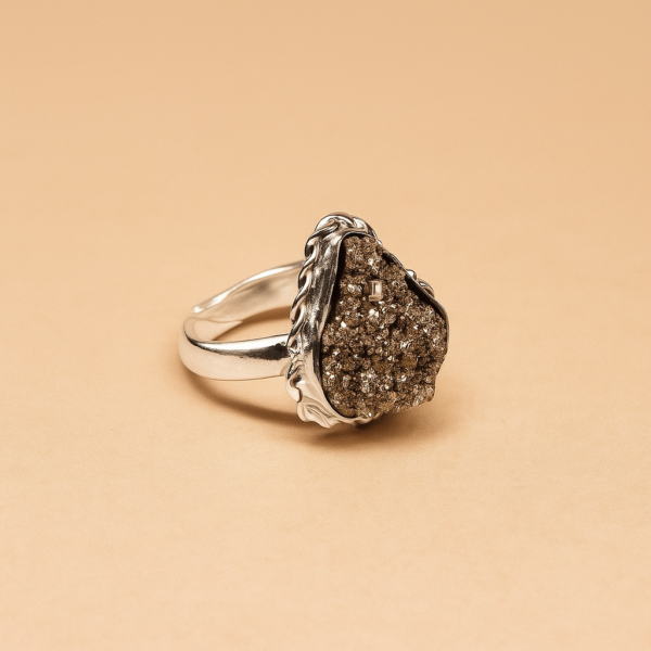 Pyrite Ring - Adjustable