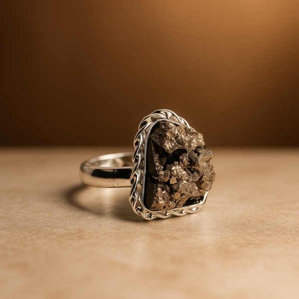 Pyrite Ring - Adjustable