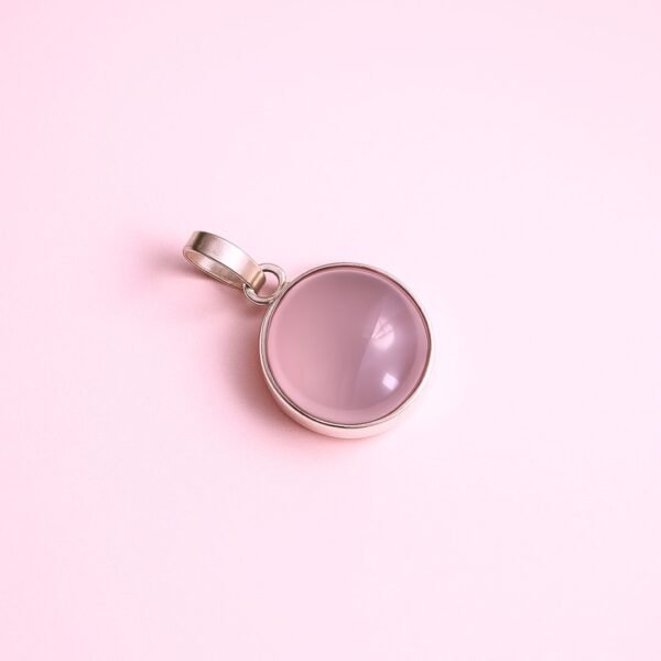 Rose Quartz Pendant (Without Chain)