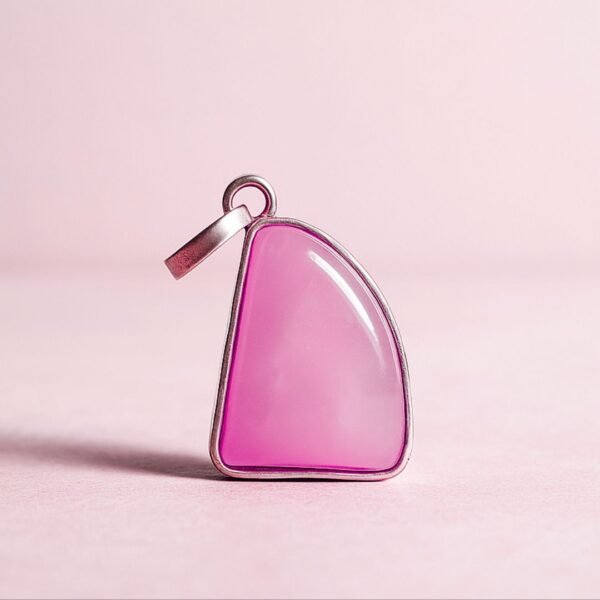 Rose Quartz Pendant (Without Chain)