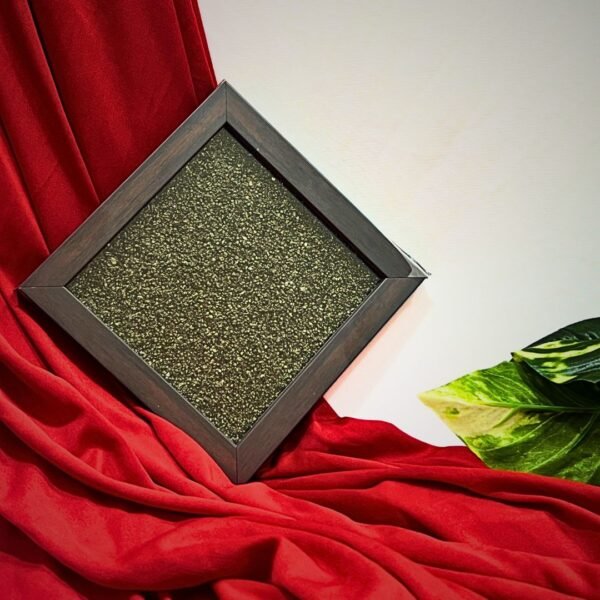 Pyrite Plate (Natural Pyrite Money Magnet Pyrite Dust Plate)