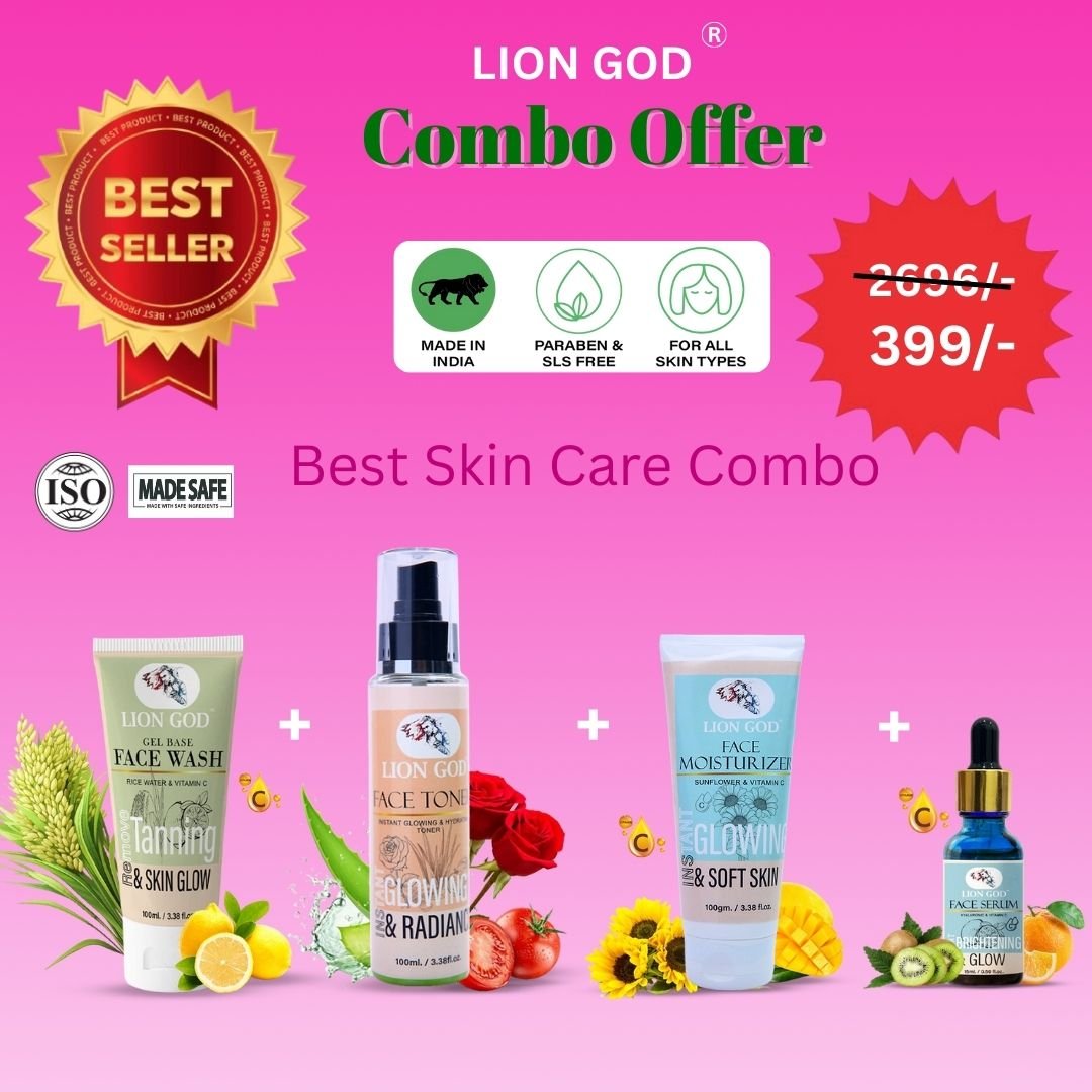Face Wash + Toner + Moisturizer + Serum (Combo Offer)