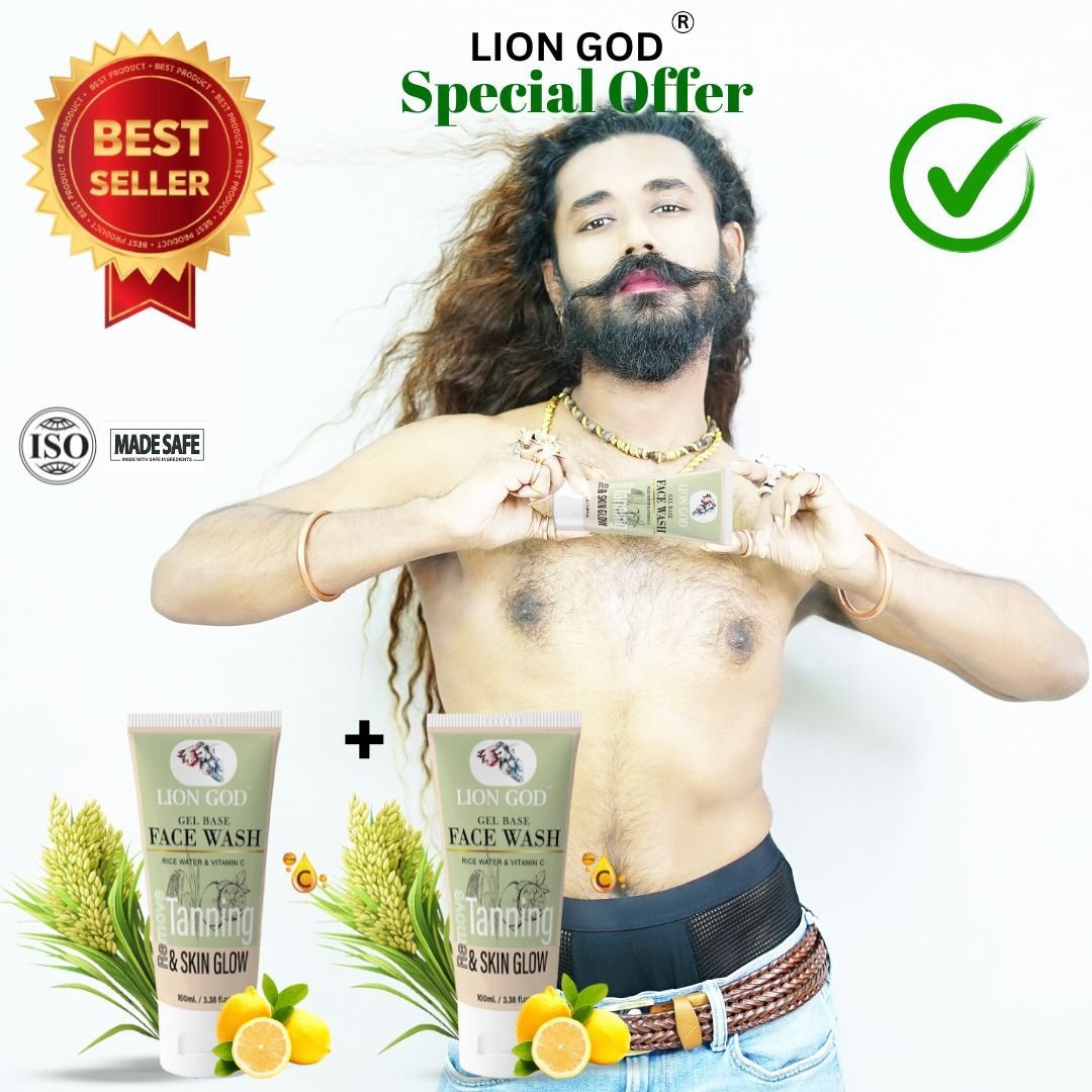 Face Wash 1+1 ( Rice water & Vitamin C ) (Toxin-free, For all-skin-types, SLS and Paraben free, We ensures 100% safe )