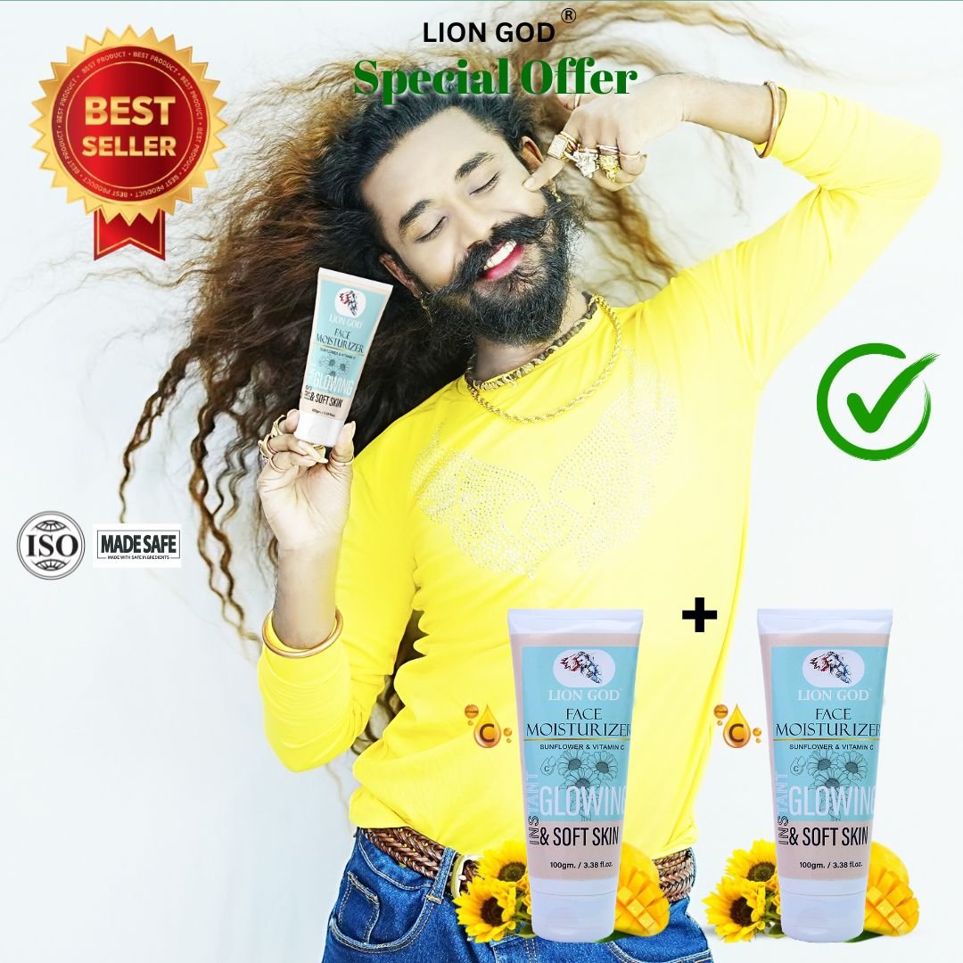 Face Moisturizer 1+1 (Toxin-free, For all-skin-types, SLS and Paraben free, We ensures 100% safe )