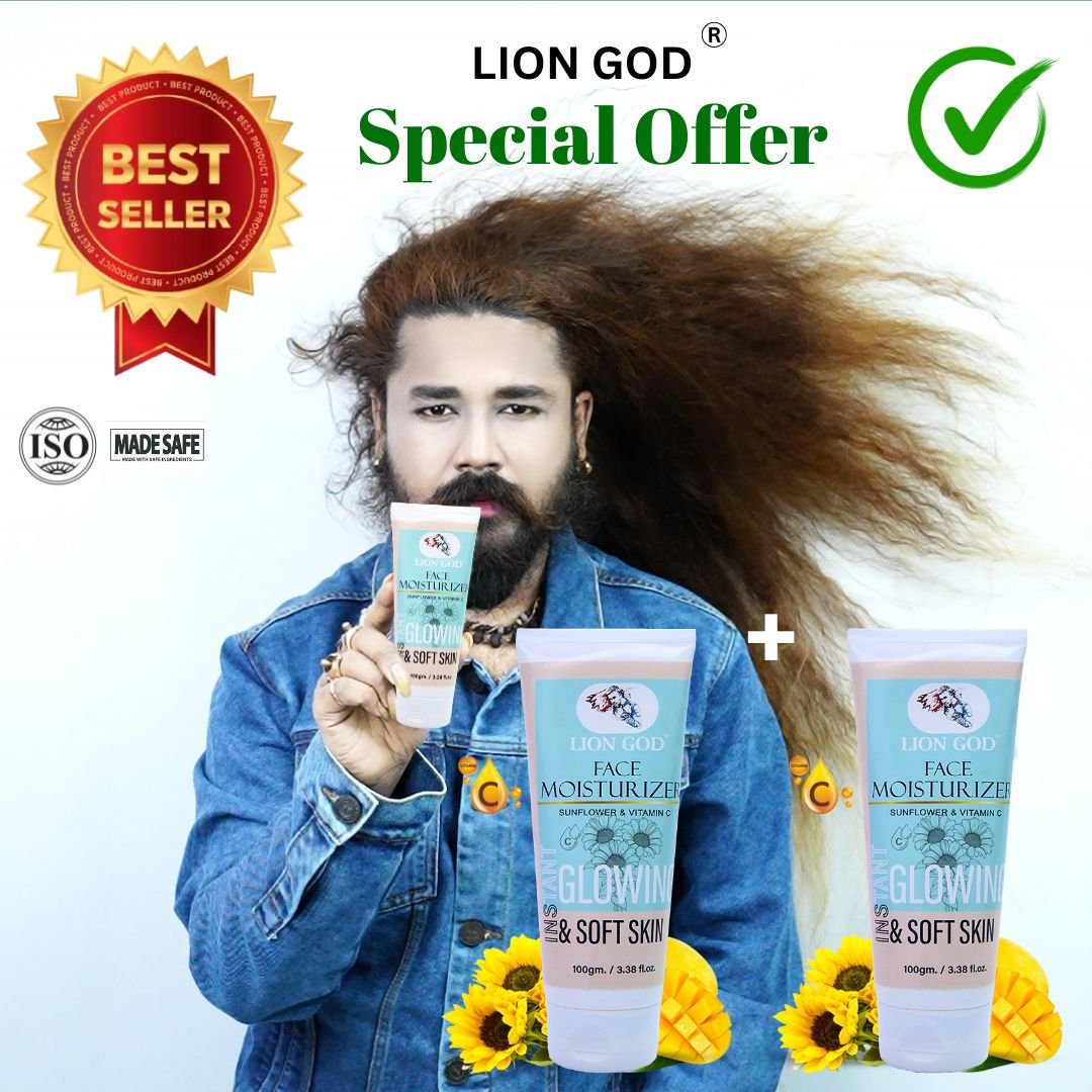 Face Moisturizer 1+1 (Toxin-free, For all-skin-types, SLS and Paraben free, We ensures 100% safe )