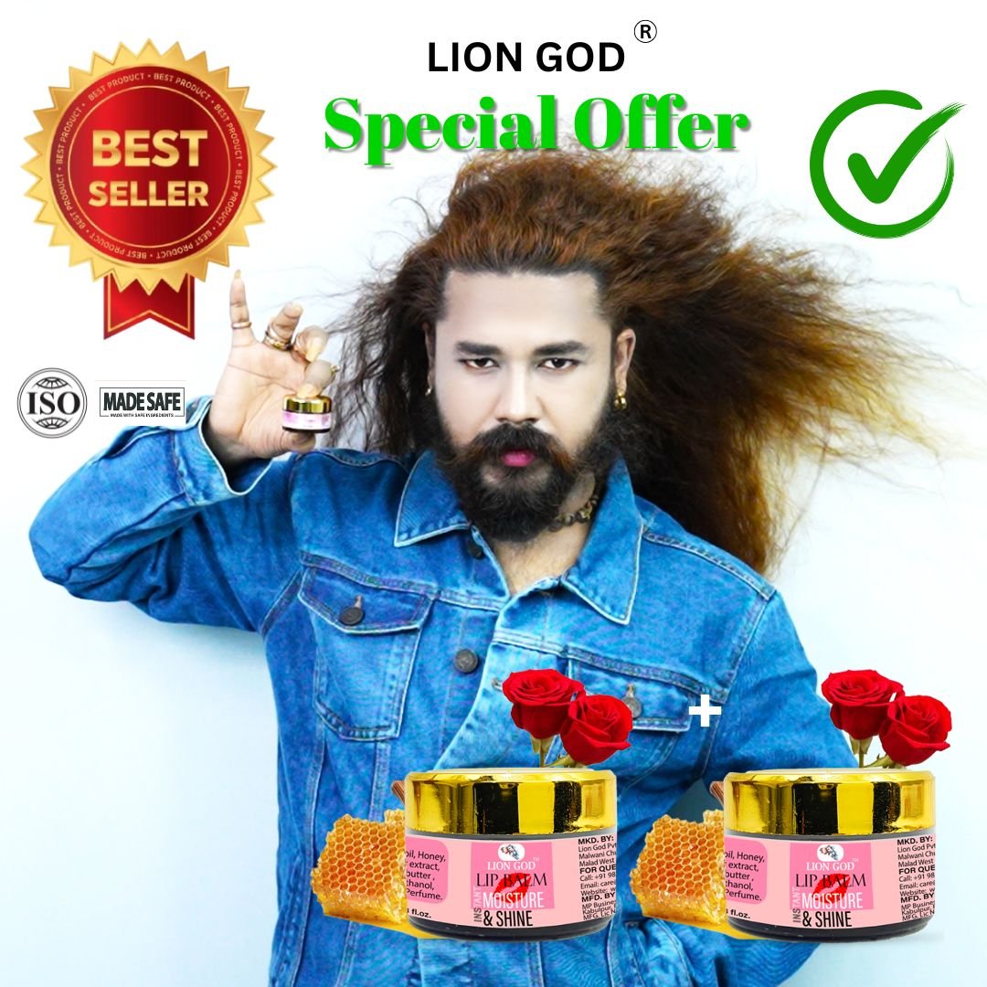 Lip Balm 1+1 (Toxin-free, For all-skin-types, SLS and Paraben free, We ensures 100% safe)